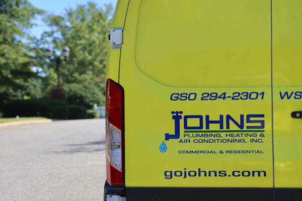 John's Plumbing, Heating & Air Conditioning inc truck
